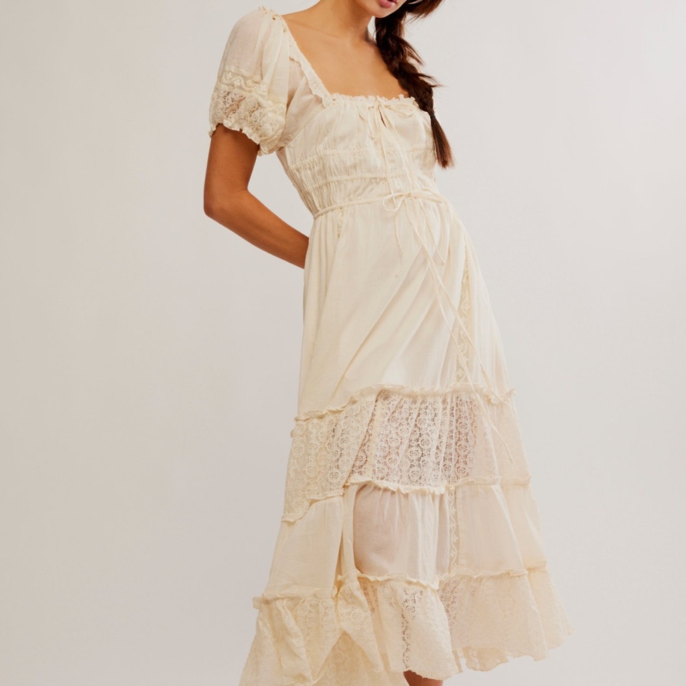 NWOT Free People Falling Sun Midi Dress